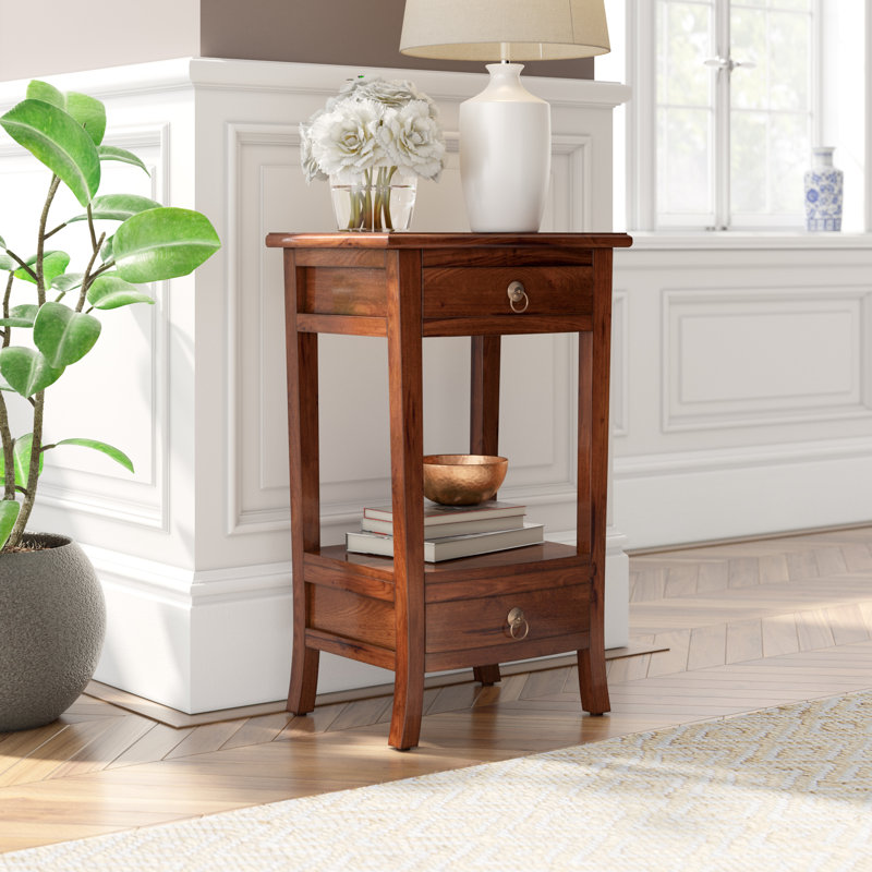 Rosalind Wheeler Aylesbury MultiTiered Telephone Table & Reviews